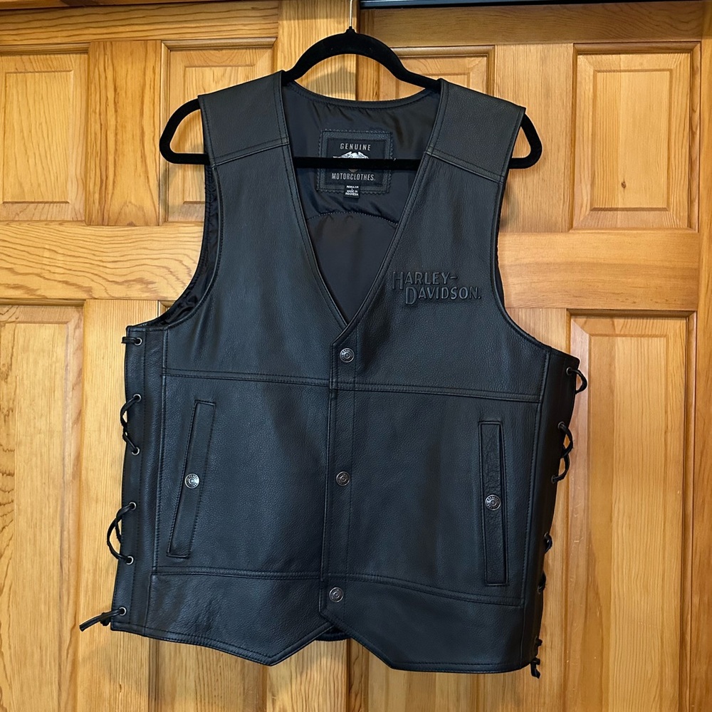 Men’s Harley Davidson Tradition II Leather Vest